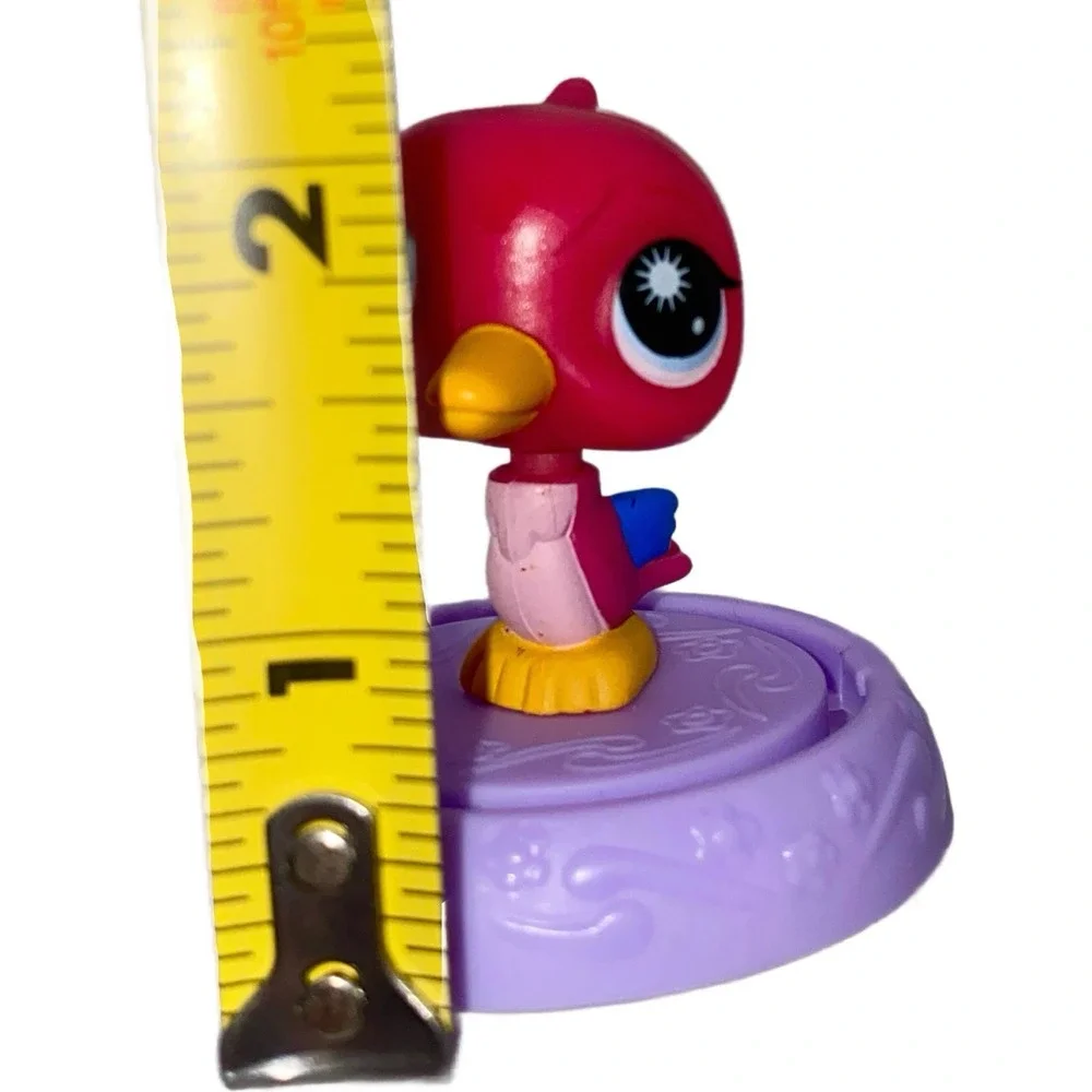 2009 Littlest Pet Shop LPS Pink Bird Bobblehead‎ McDonald's Toy
